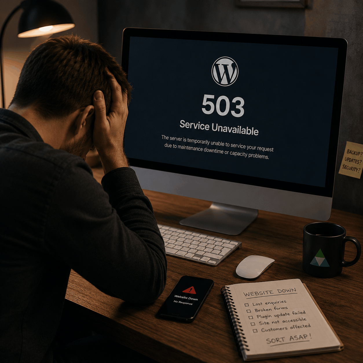 WordPress support and website maintenance showcase
